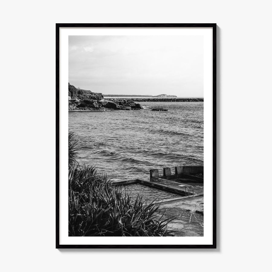 Yamba Photo No 3 Poster, framed poster mockup, white border