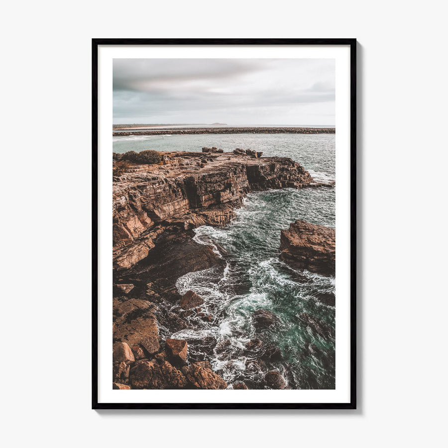 Yamba Photo No 1 Poster, framed poster mockup, white border