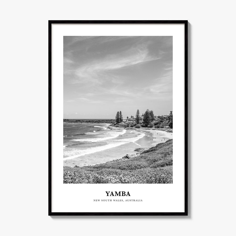 Yamba Classic Poster, framed poster mockup