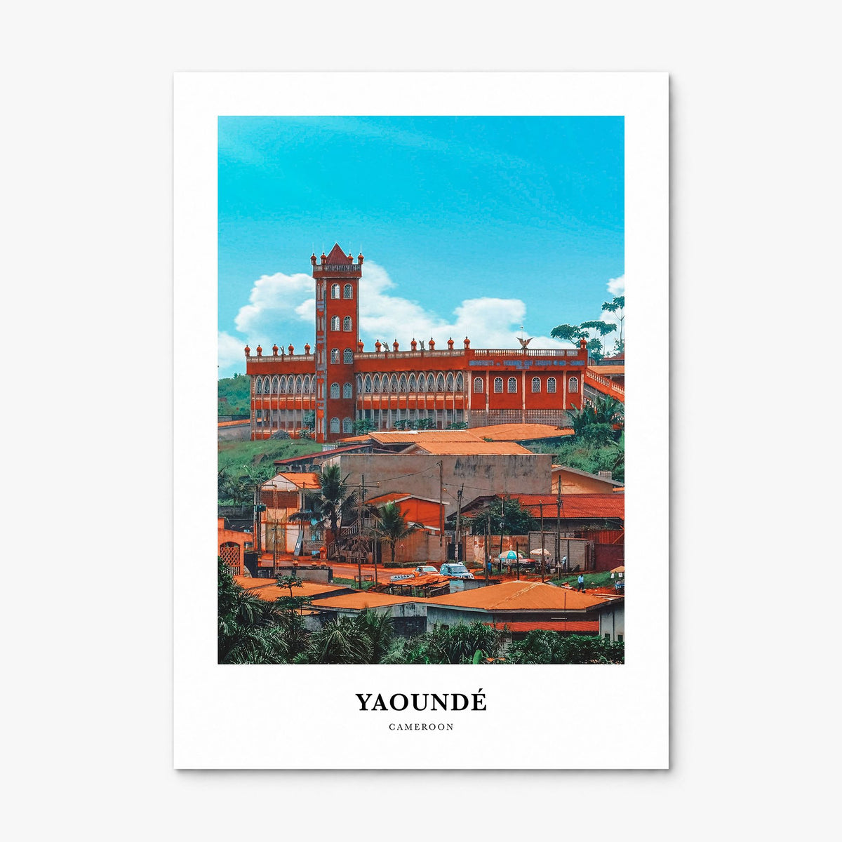 Yaoundé Classic Poster, print only (unframed)