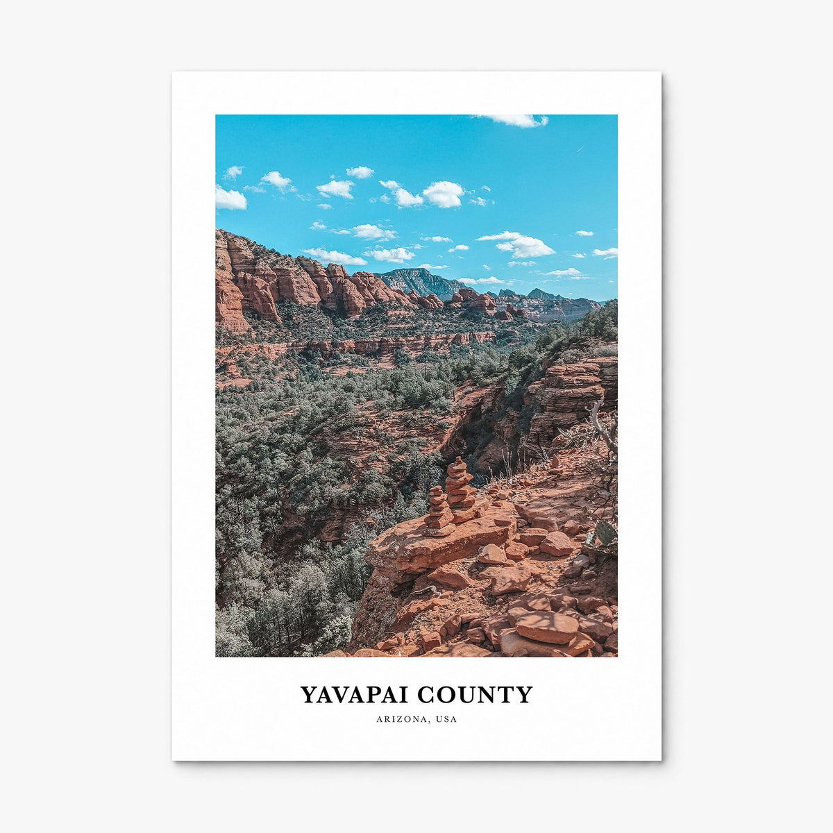 Yavapai County Classic Poster, print only (unframed)