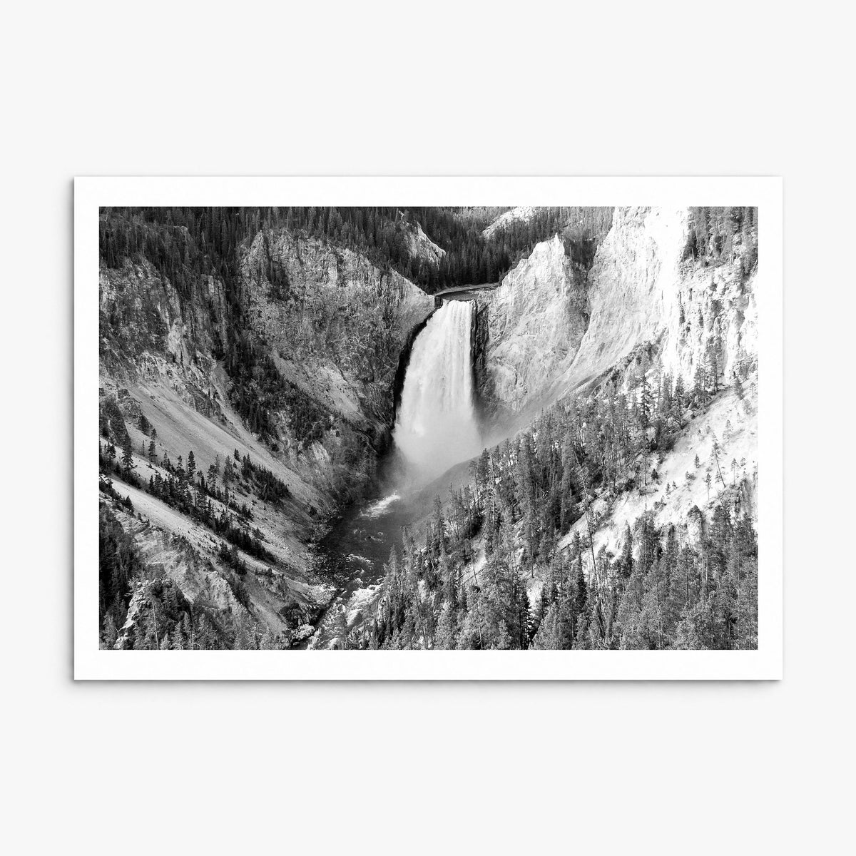 Yellowstone National Park Photo Poster, print only (unframed), white border