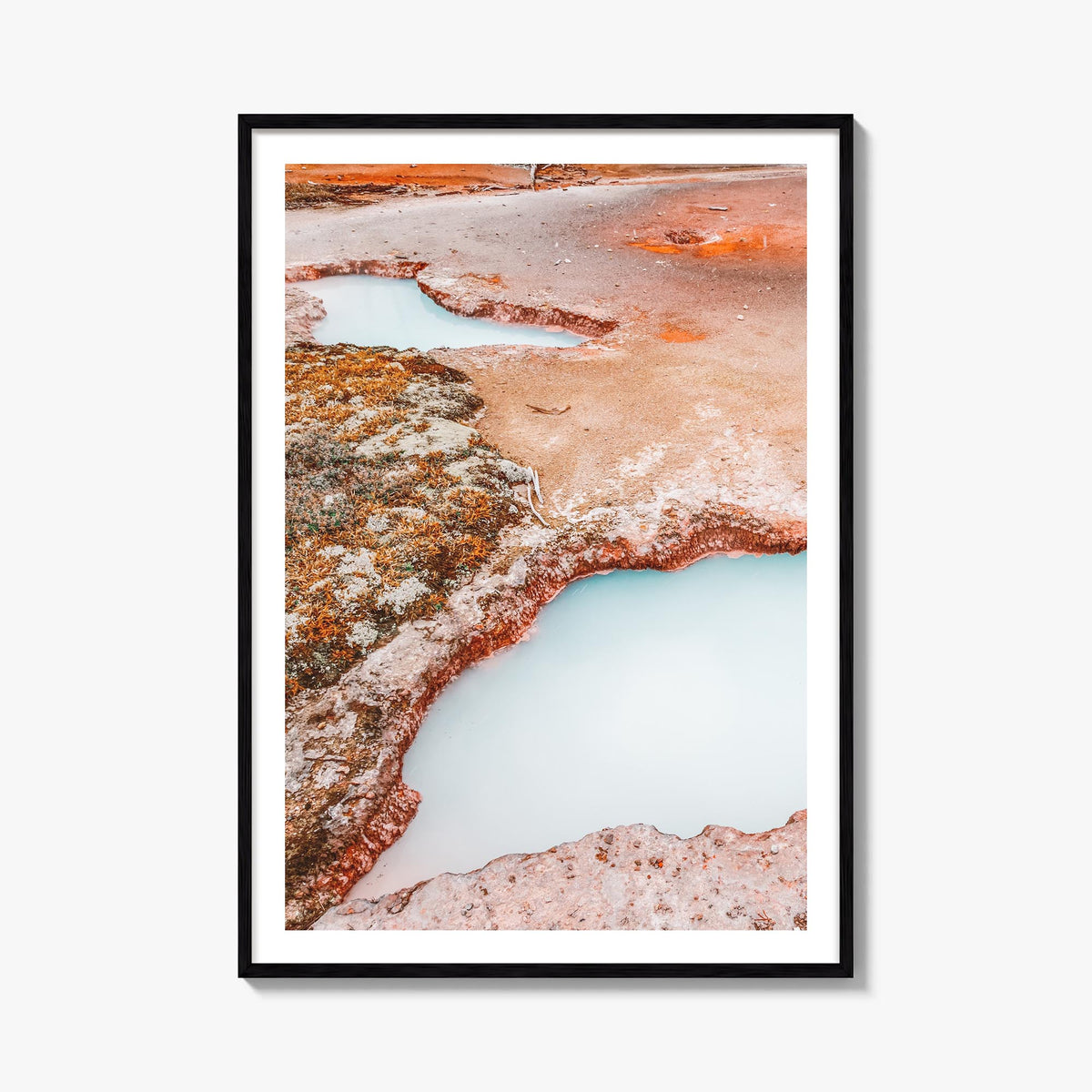 Yellowstone National Park no. 3 colorful photo poster of Wyoming, Montana & Idaho, USA – vertical wall art, unframed print sh
