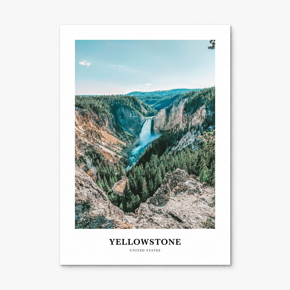Yellowstone National Park Classic No 1 Poster, print only (unframed)