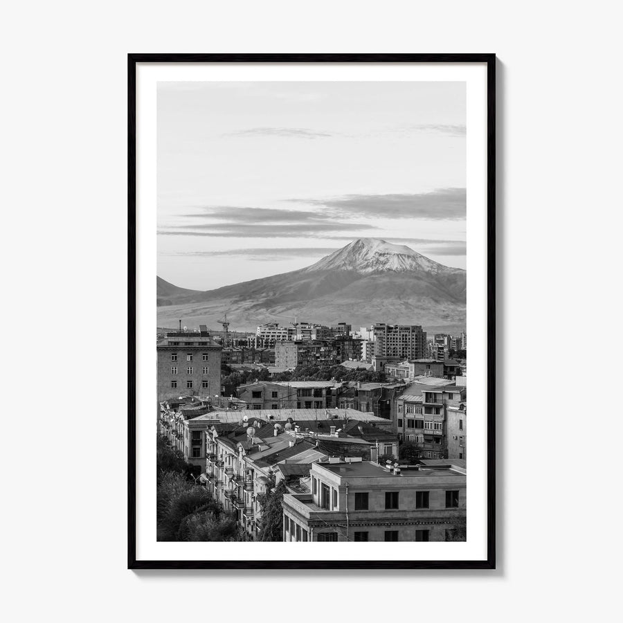 Yerevan Photo Poster, framed poster mockup, white border