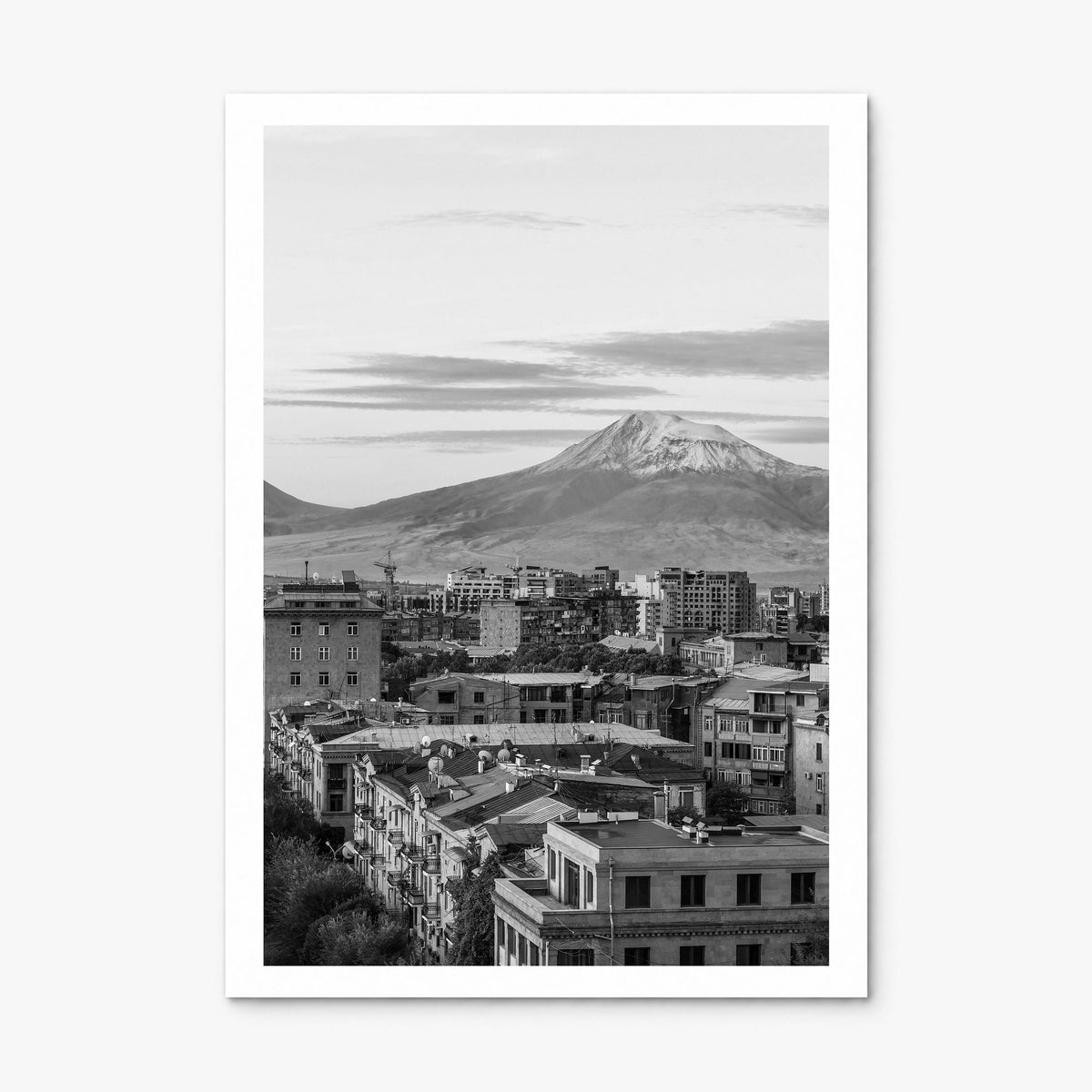 Yerevan Photo Poster, print only (unframed), white border