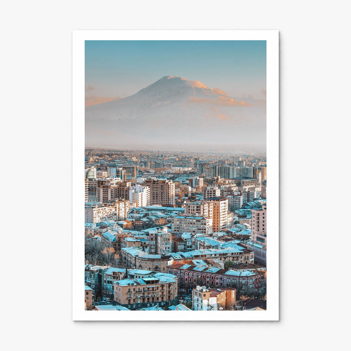 Yerevan Photo Poster, print only (unframed), white border