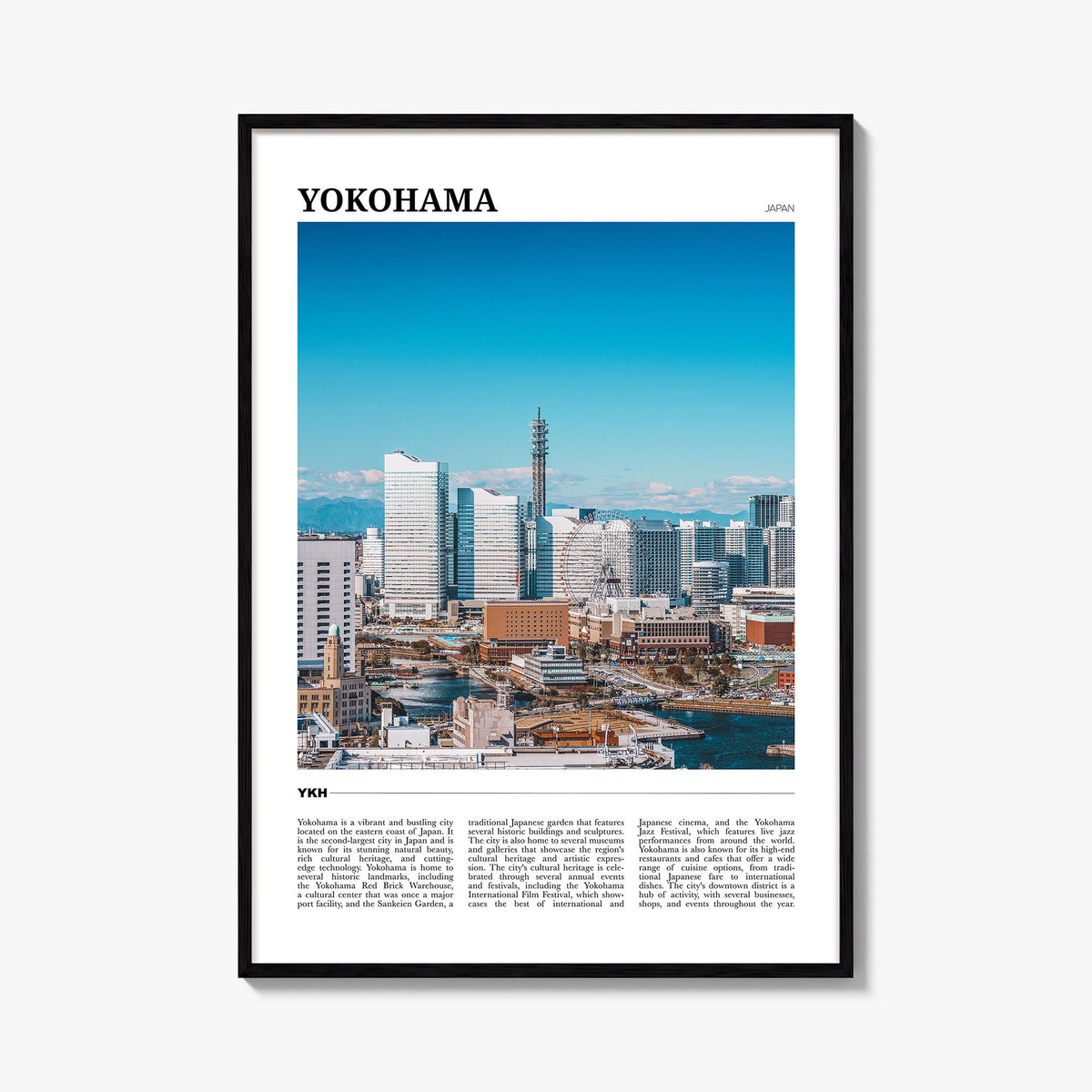 Yokohama Travel Poster