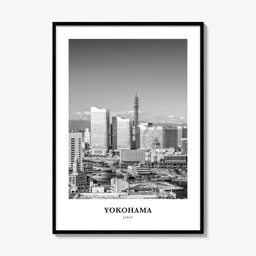 Yokohama Classic Poster, framed poster mockup