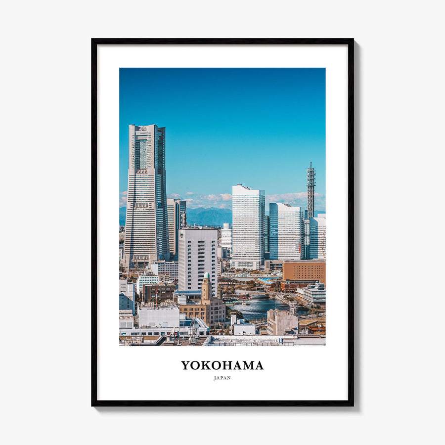 Yokohama Classic Poster, framed poster mockup