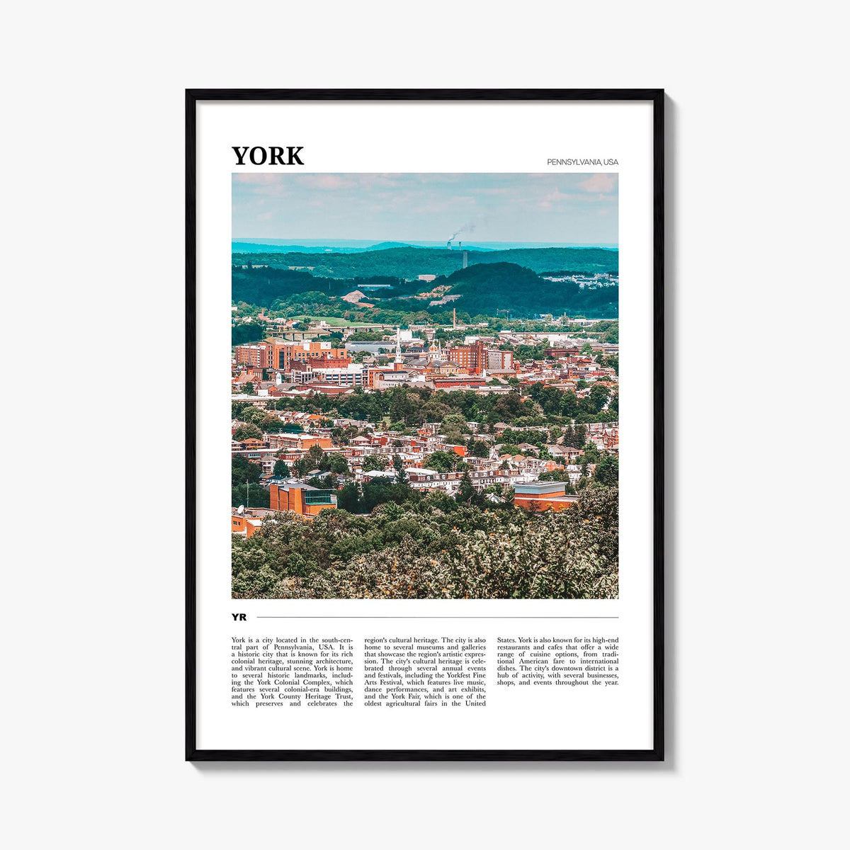 York, Pennsylvania Travel Poster