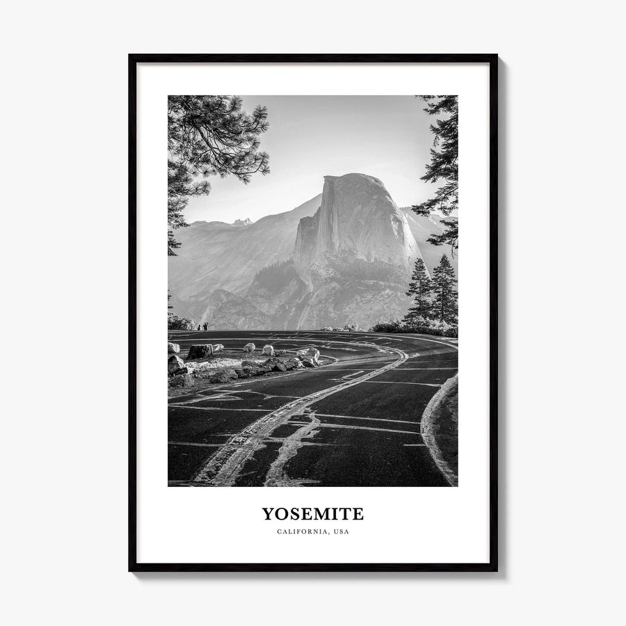 Yosemite National Park Classic No 2 Poster, framed poster mockup