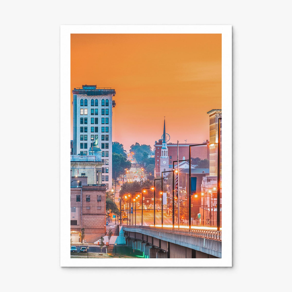 Youngstown Photo Poster, print only (unframed), white border