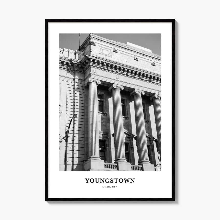 Youngstown Classic Poster, framed poster mockup