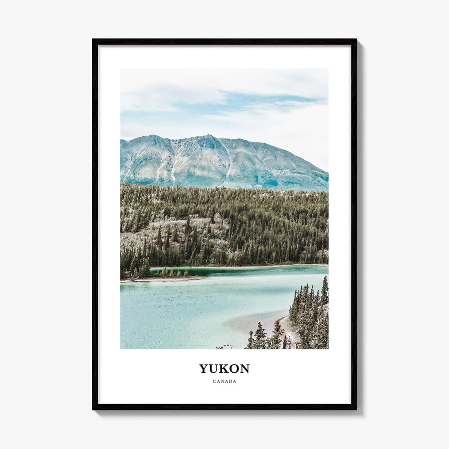 Yukon Classic Poster, framed poster mockup