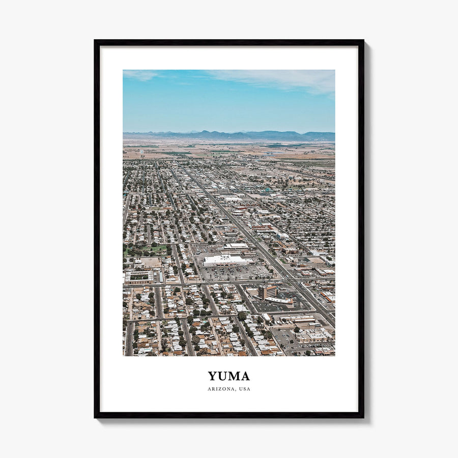Yuma Classic Poster, framed poster mockup