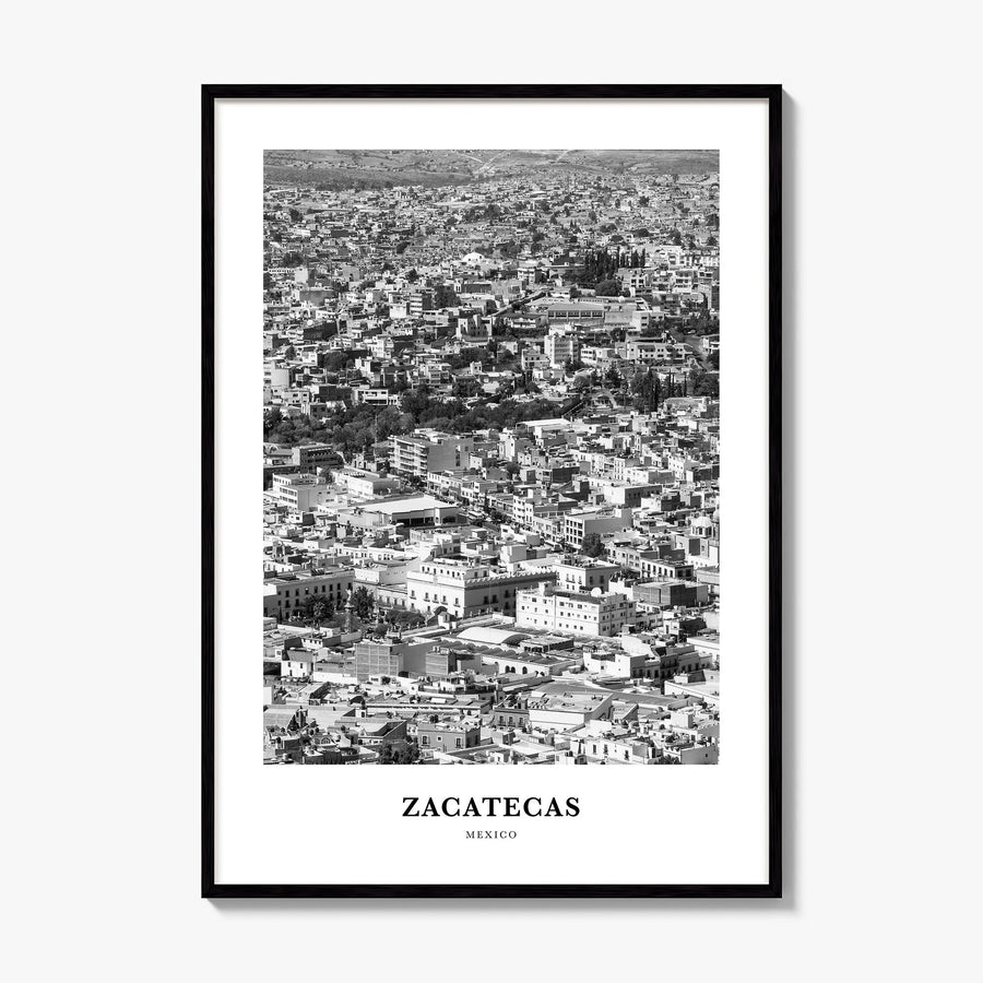 Zacatecas Classic No 1 Poster, framed poster mockup