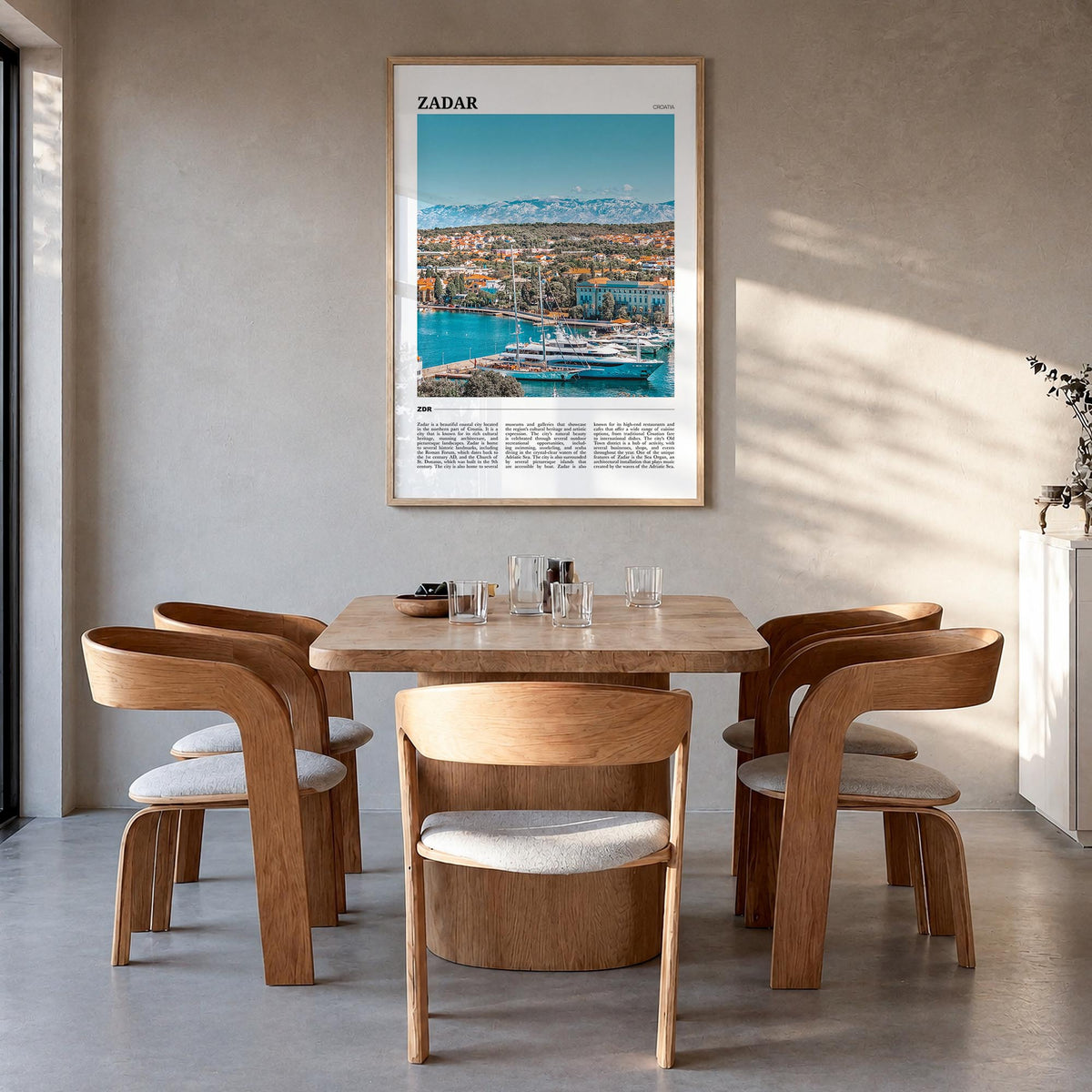 Zadar Travel Poster