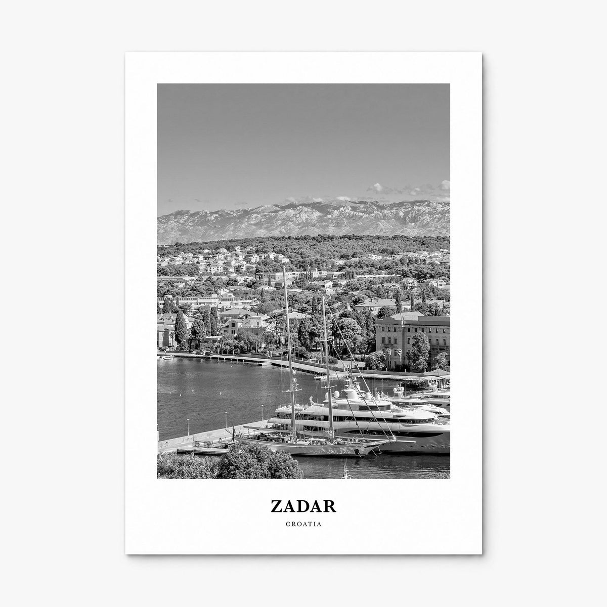 Zadar Classic Poster, print only (unframed)
