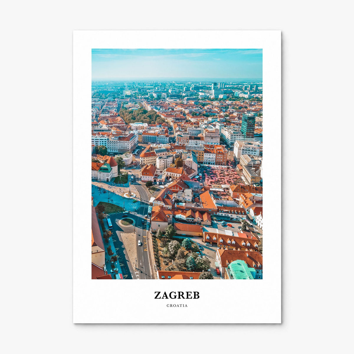 Zagreb Classic Poster, print only (unframed)