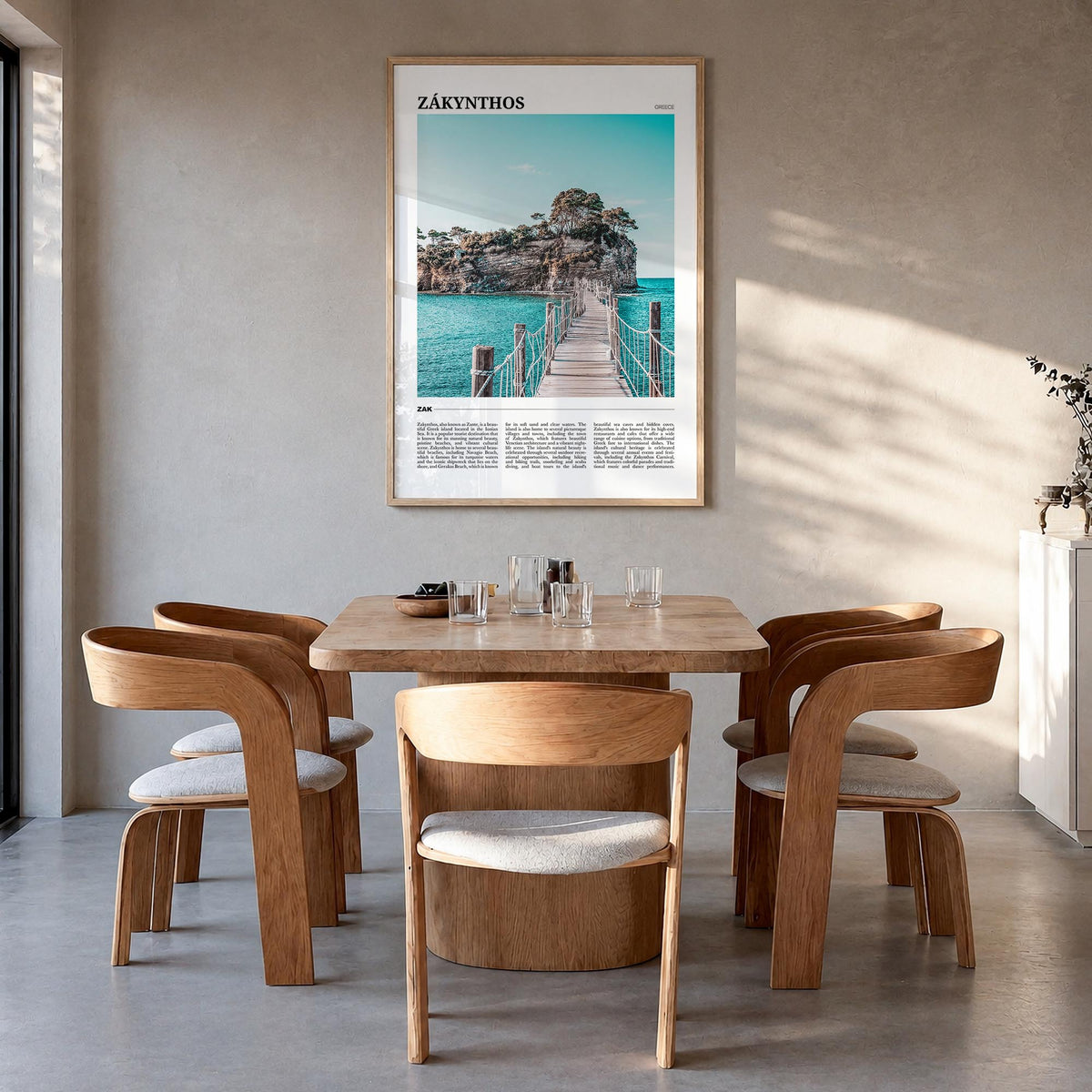 Zakynthos Travel Poster
