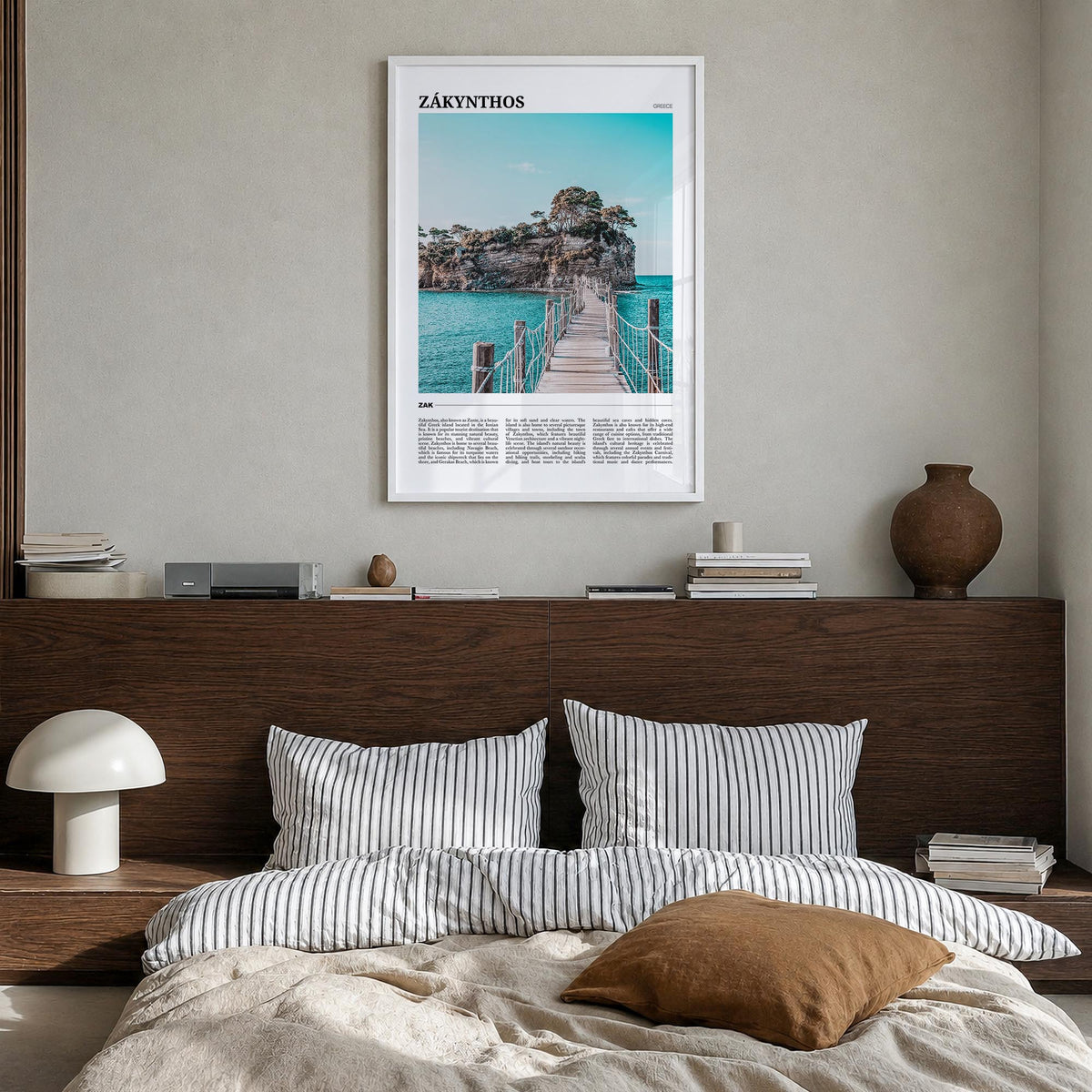 Zakynthos Travel Poster