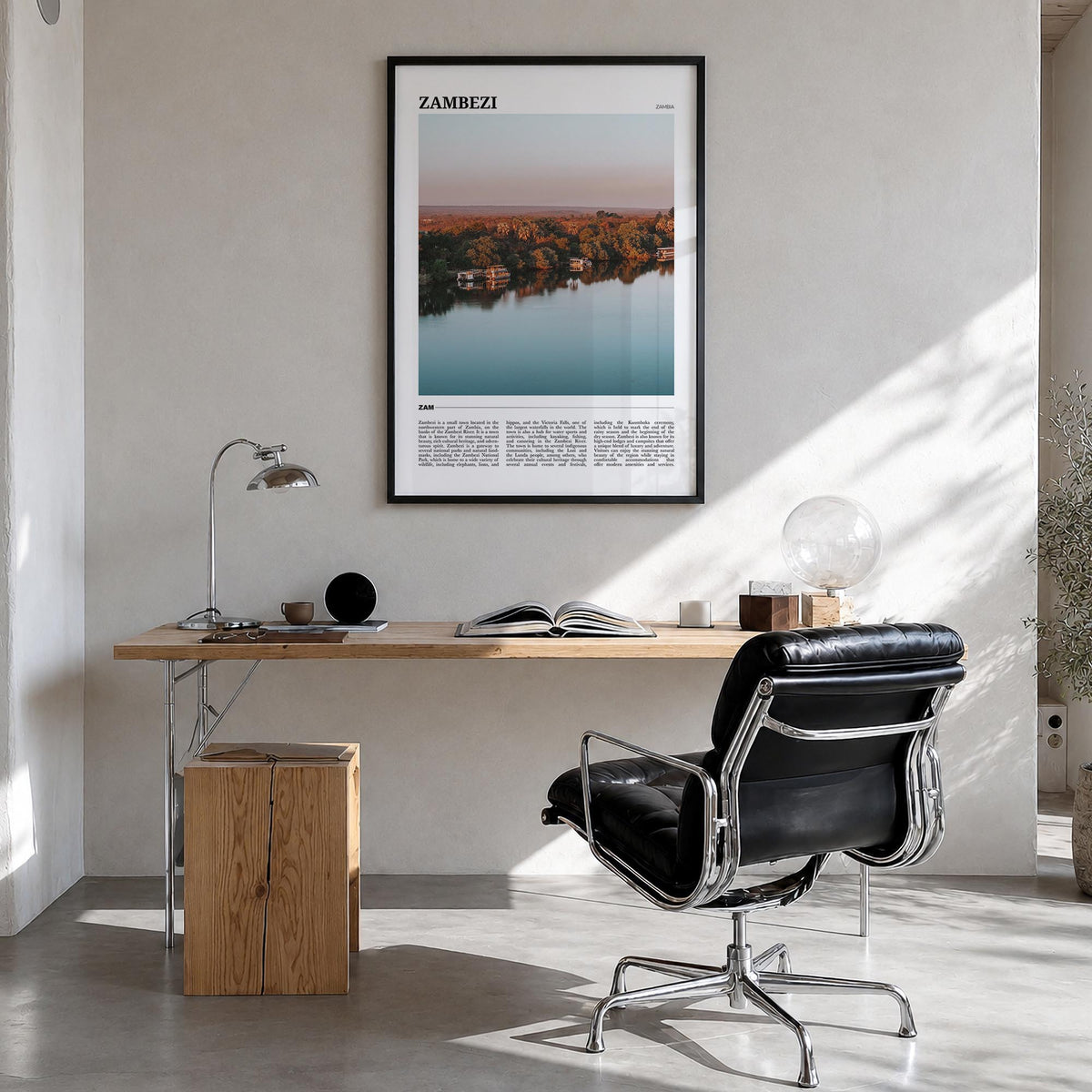 Zambezi Travel Poster