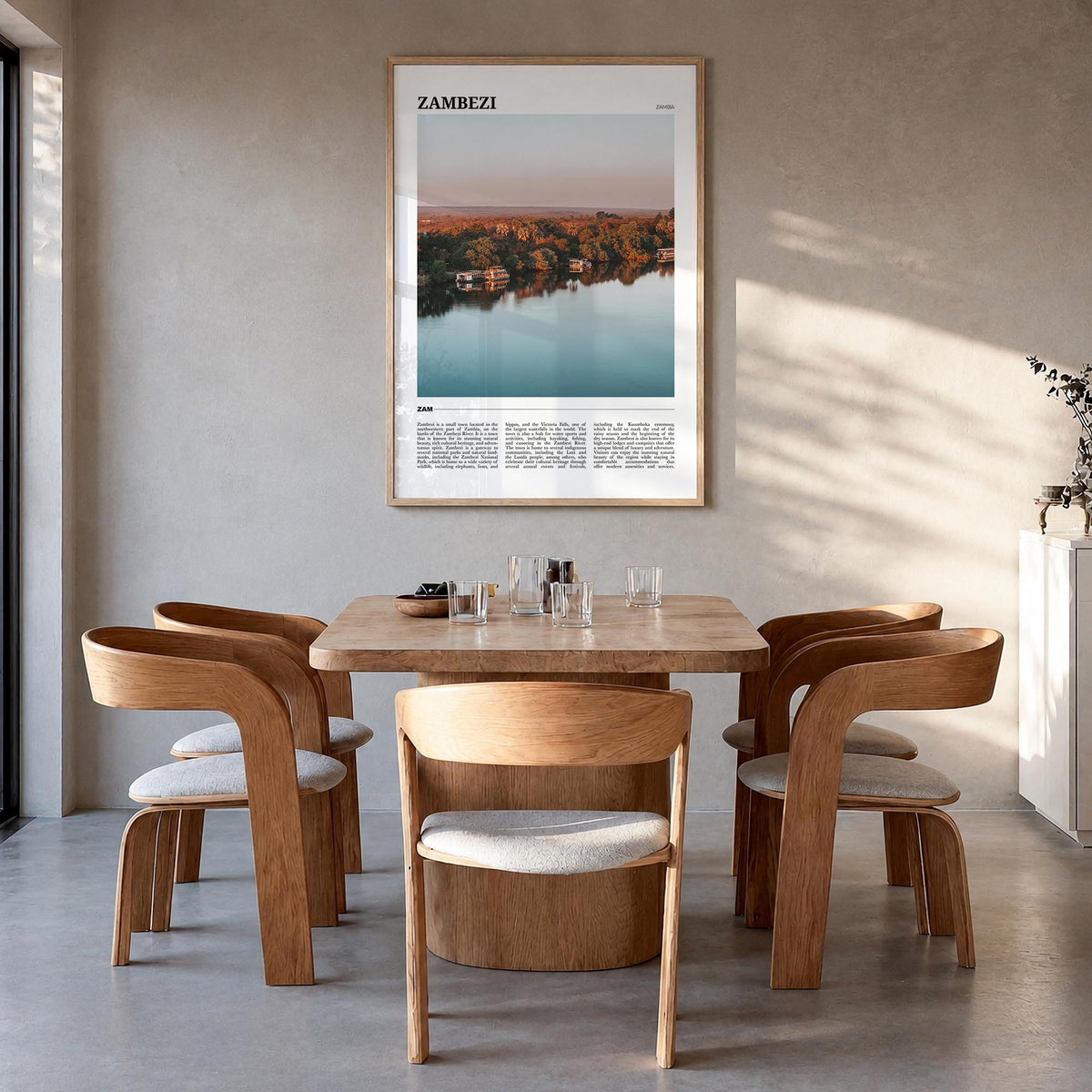 Zambezi Travel Poster