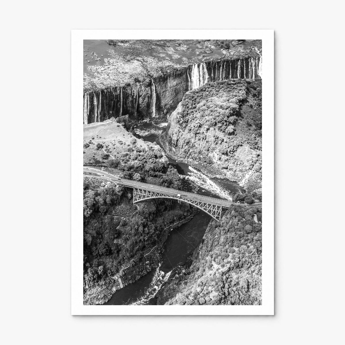 Zambia Photo Poster, print only (unframed), white border