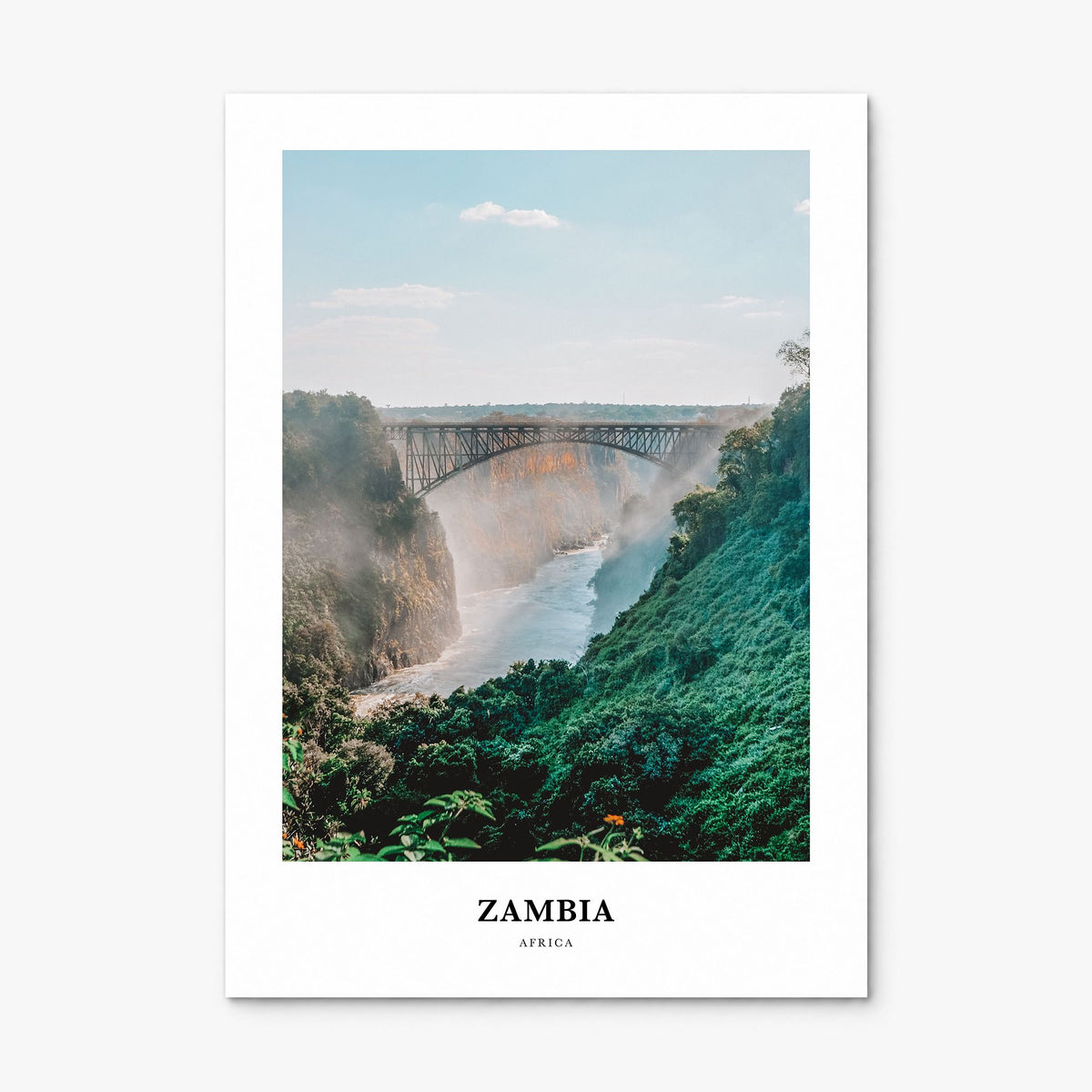 Zambia Classic Poster, print only (unframed)