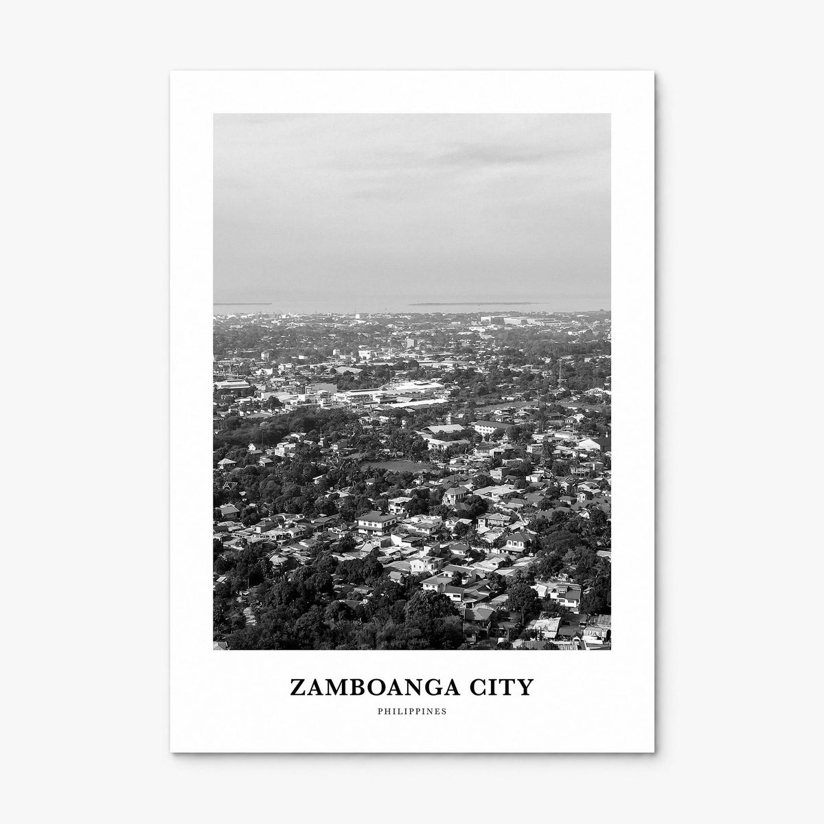 Zamboanga City Classic Poster, print only (unframed)