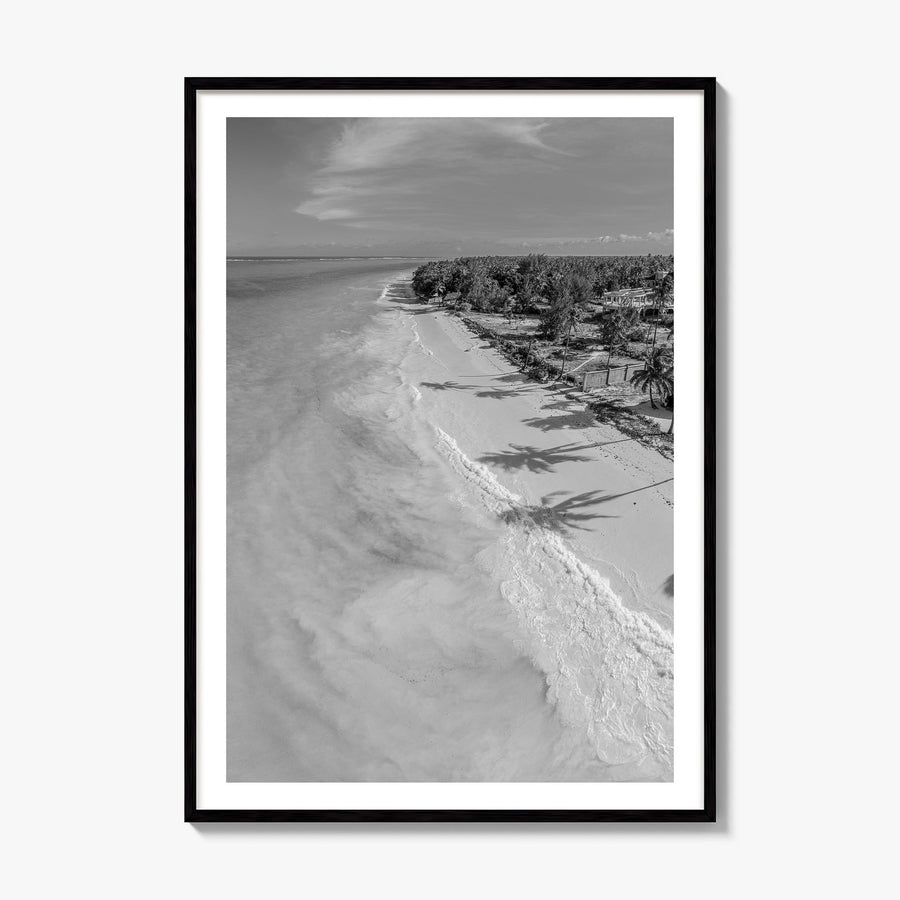 Zanzibar Photo Poster, framed poster mockup, white border
