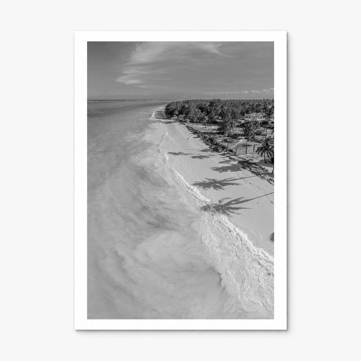 Zanzibar Photo Poster, print only (unframed), white border