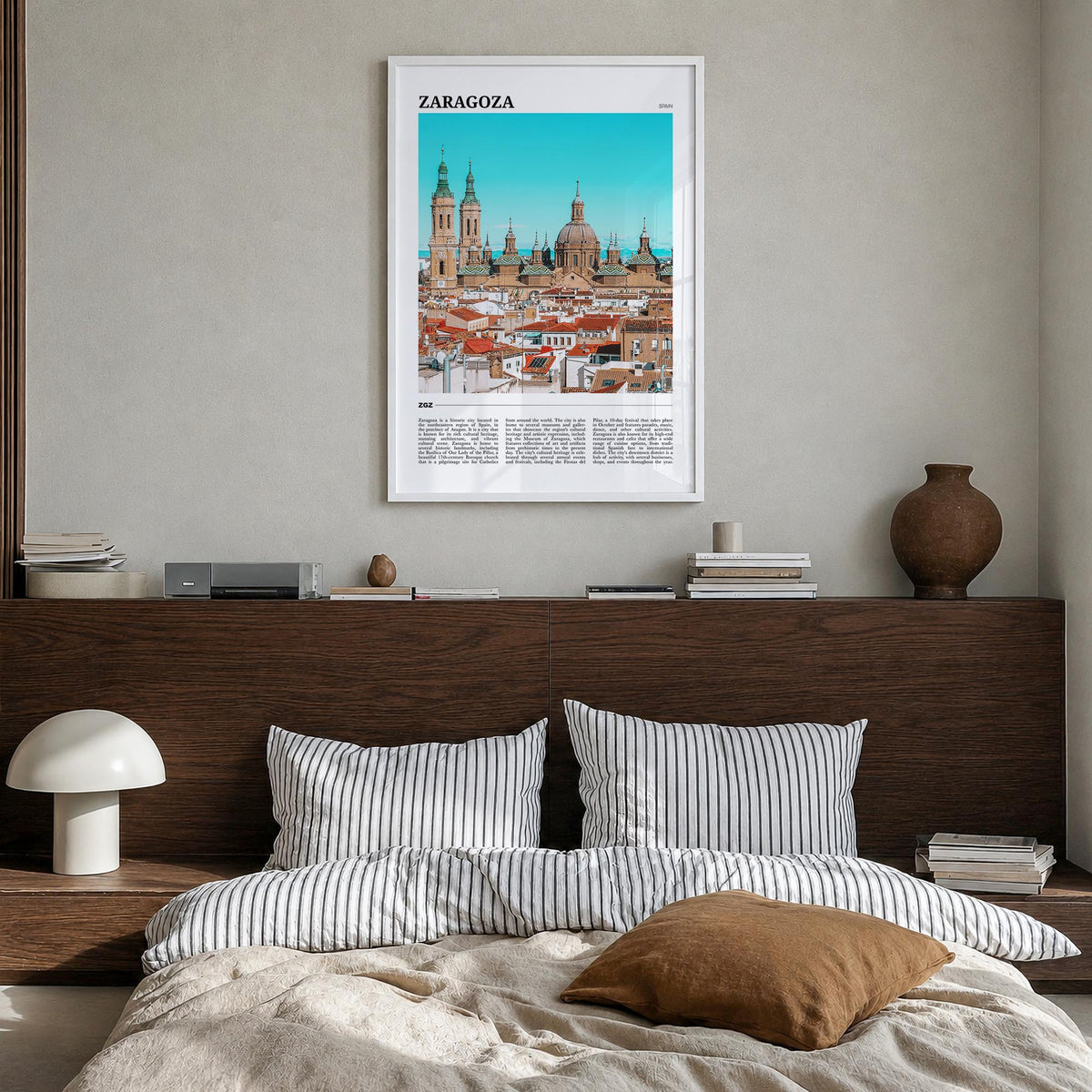 Zaragoza Travel No 2 Poster