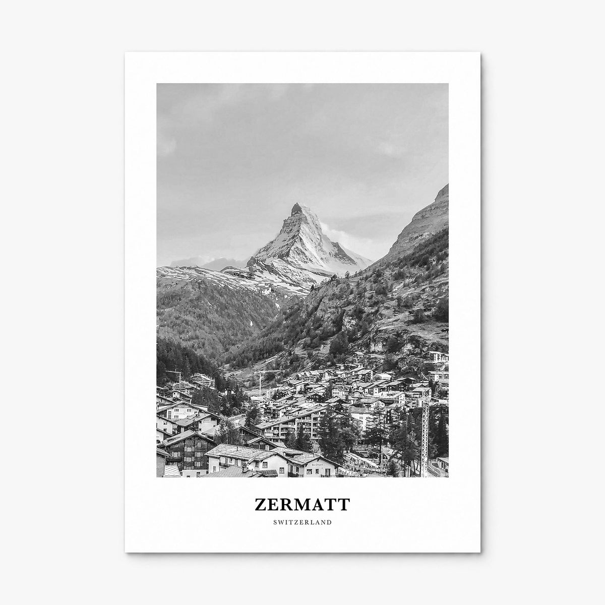 Zermatt Classic Poster, print only (unframed)