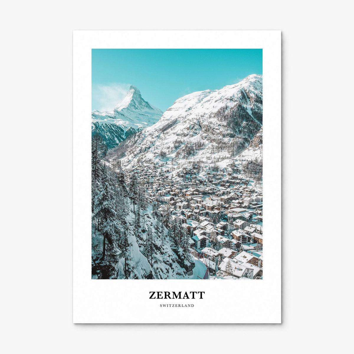 Zermatt Classic Poster, print only (unframed)