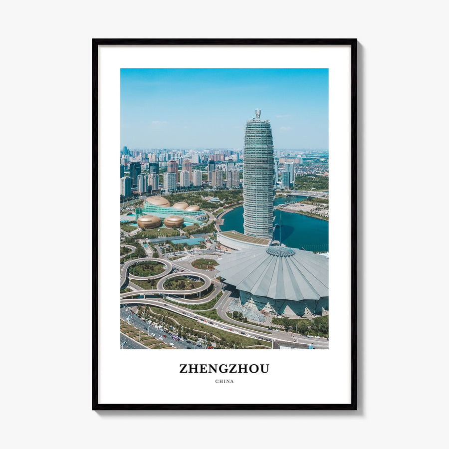 Zhengzhou Classic Poster, framed poster mockup