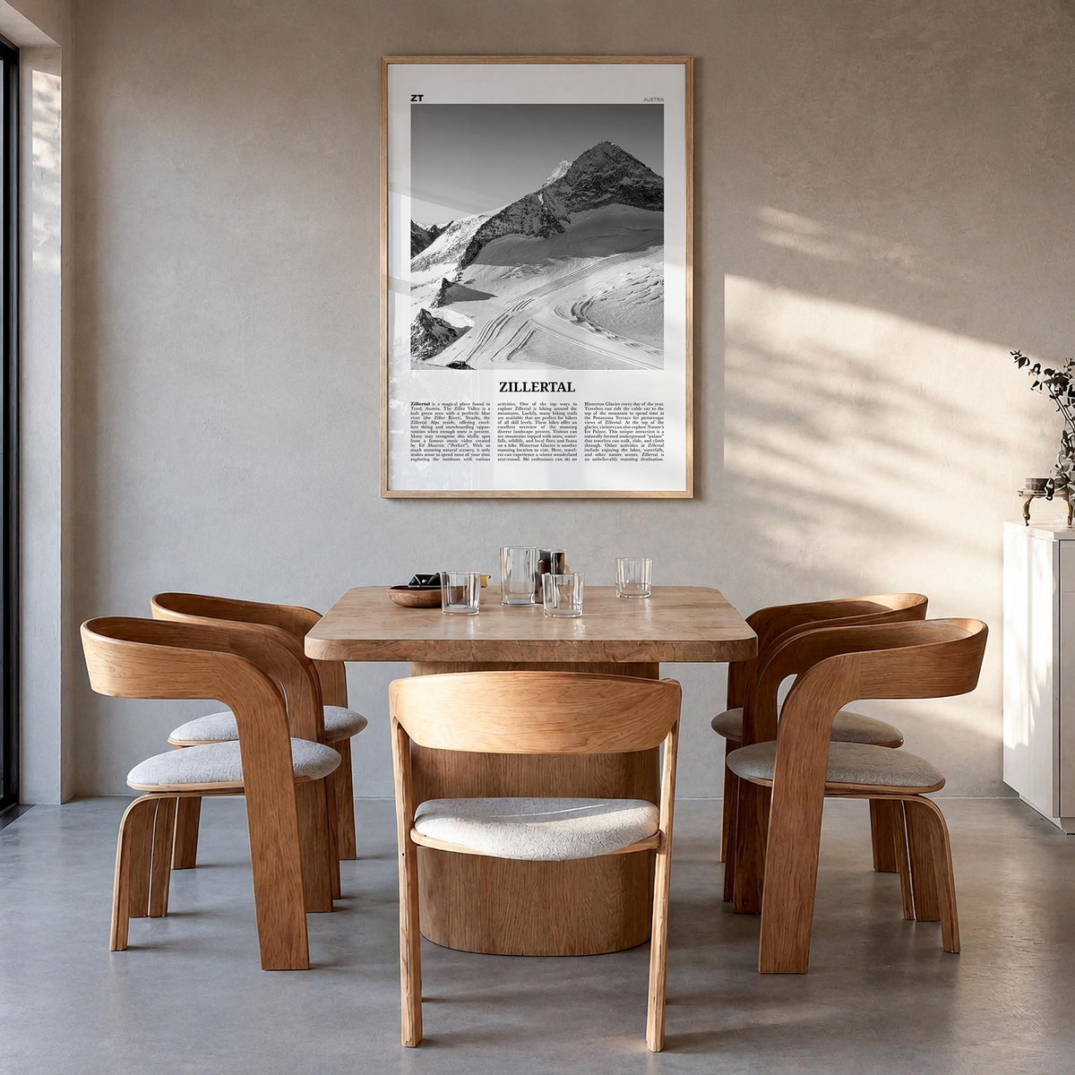 Zillertal Newspaper Poster