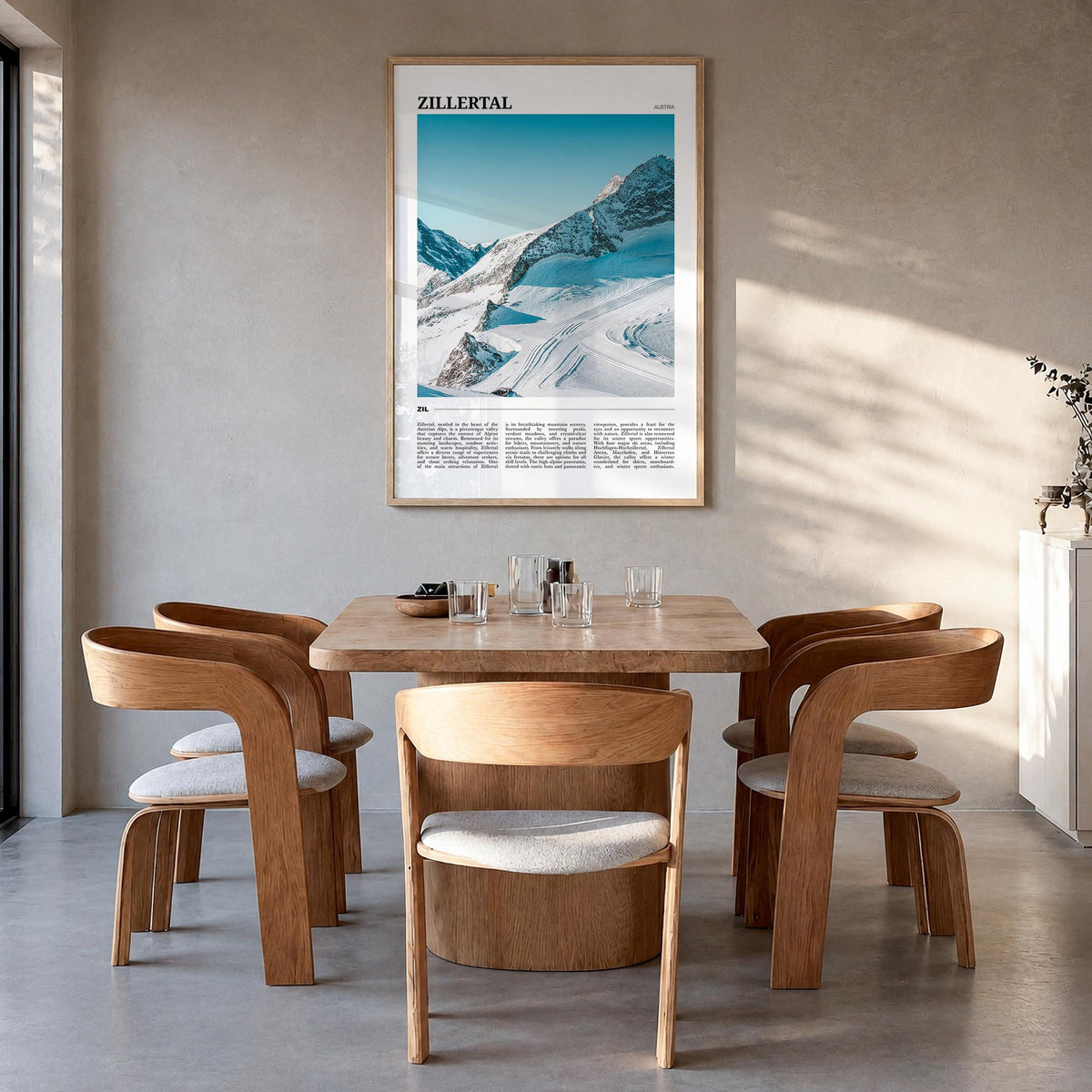 Zillertal Travel Poster