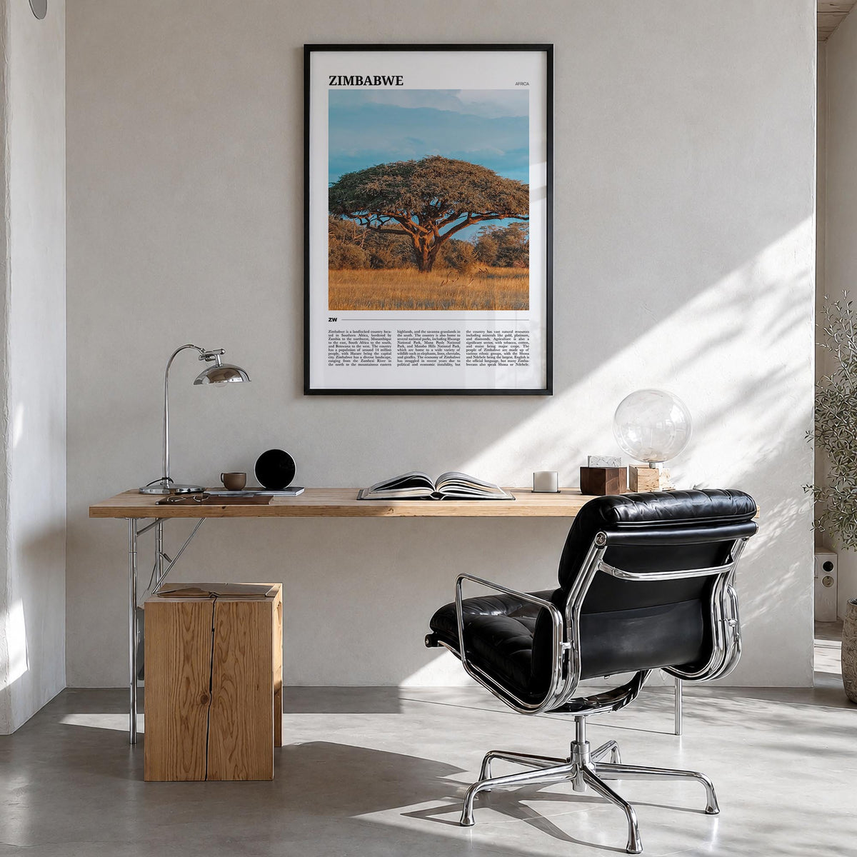 Zimbabwe Travel Poster