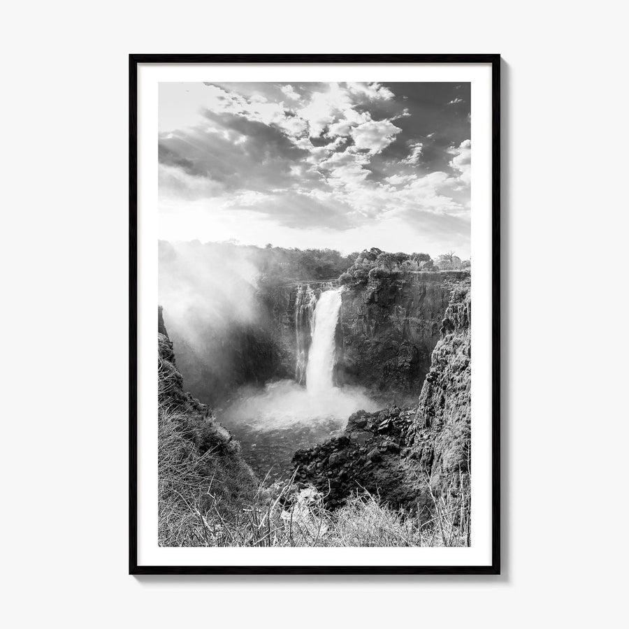 Zimbabwe Photo Poster, framed poster mockup, white border