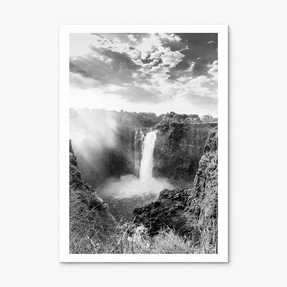 Zimbabwe Photo Poster, print only (unframed), white border