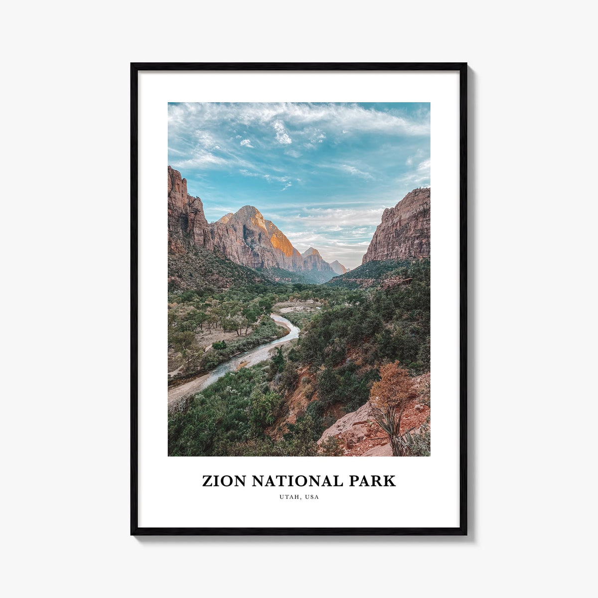Zion National Park Classic Poster